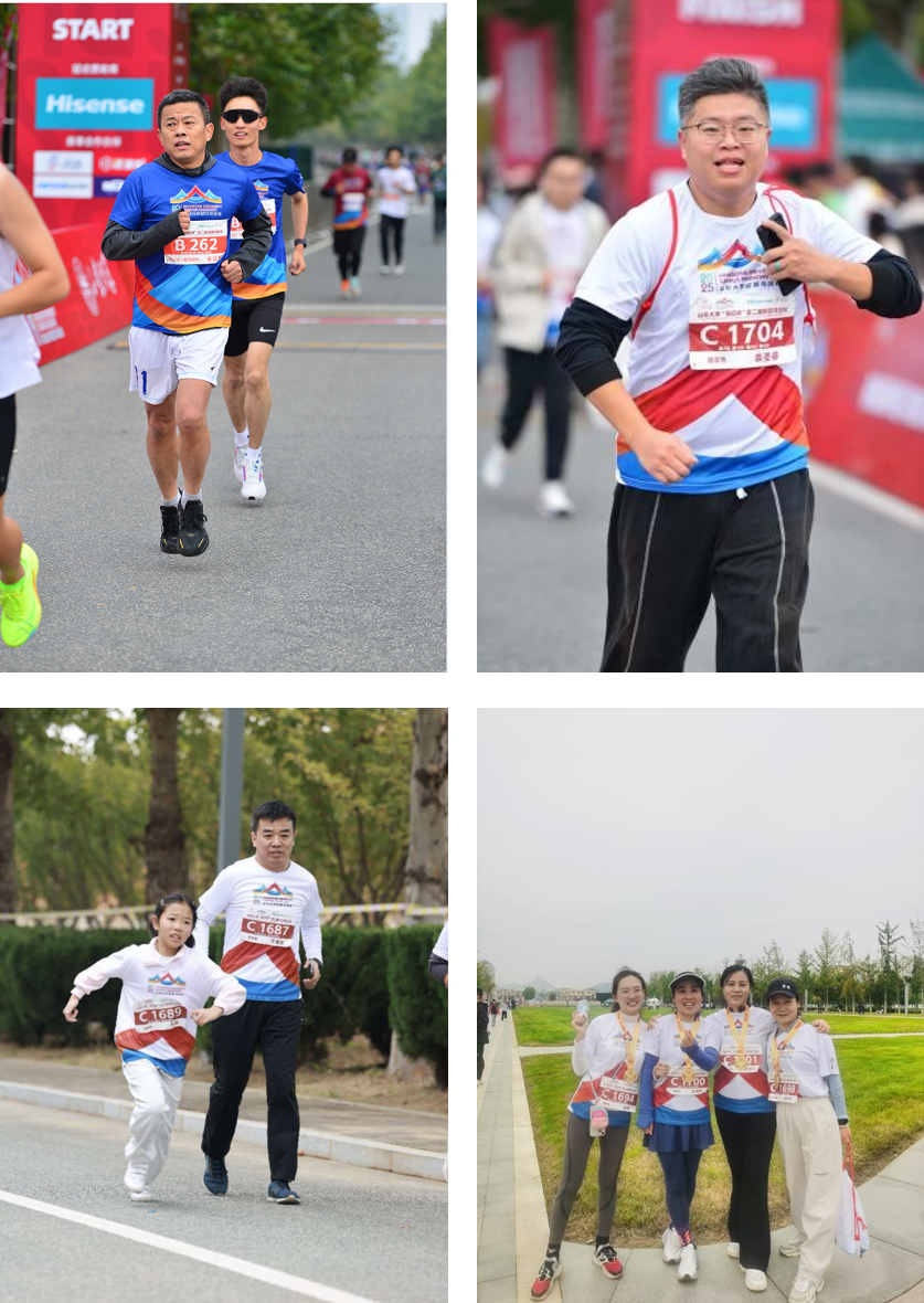 山大華天參加山東大學“海信杯”第二屆校園馬拉松